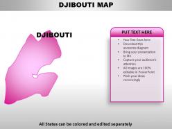 Djibouti country powerpoint maps