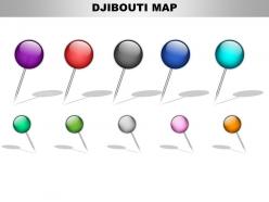 Djibouti country powerpoint maps