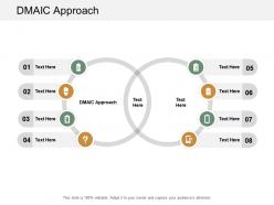 Dmaic approach ppt powerpoint presentation gallery graphics download cpb