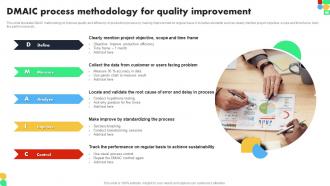DMAIC Process Methodology For Quality Improvement