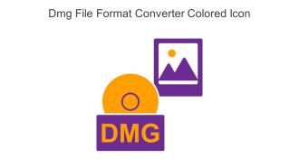 DMG File Format Converter Colored Icon In Powerpoint Pptx Png And Editable Eps Format