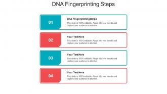 Dna fingerprinting steps ppt powerpoint presentation infographic cpb