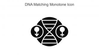 DNA Matching Monotone Icon In Powerpoint Pptx Png And Editable Eps Format