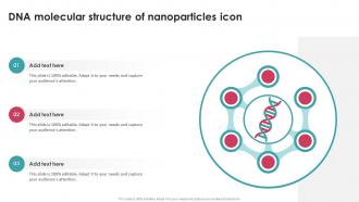 Dna Molecular Structure Of Nanoparticles Icon