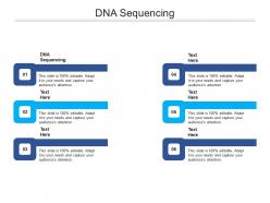 Dna sequencing ppt powerpoint presentation model visuals cpb