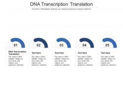 Dna transcription translation ppt powerpoint presentation layouts templates cpb