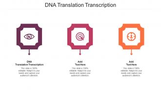 DNA Translation Transcription Ppt Powerpoint Presentation Infographics Visuals Cpb