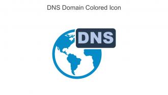DNS Domain Colored Icon In Powerpoint Pptx Png And Editable Eps Format