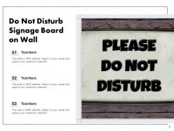 Do Not Disturb Computer Screen Hanging Signage Painted Handle