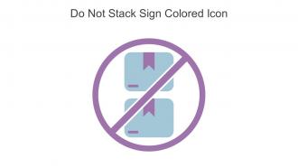 Do Not Stack Sign Colored Icon In Powerpoint Pptx Png And Editable Eps Format