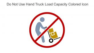 Do Not Use Hand Truck Load Capacity Colored Icon In Powerpoint Pptx Png And Editable Eps Format