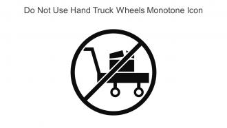 Do Not Use Hand Truck Wheels Monotone Icon In Powerpoint Pptx Png And Editable Eps Format