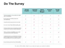 Do the survey table ppt powerpoint presentation file infographics