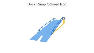 Dock Ramp Colored Icon In Powerpoint Pptx Png And Editable Eps Format