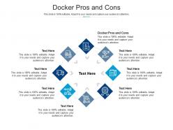 Docker pros and cons ppt powerpoint presentation inspiration slide download cpb