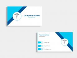 Doctor business card design template
