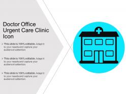 Doctor office urgent care clinic icon