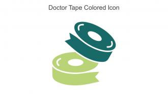 Doctor Tape Colored Icon In Powerpoint Pptx Png And Editable Eps Format