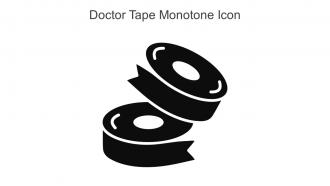 Doctor Tape Monotone Icon In Powerpoint Pptx Png And Editable Eps Format