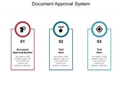 Document approval system ppt powerpoint presentation inspiration example cpb