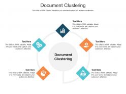 Document clustering ppt powerpoint presentation icon maker cpb