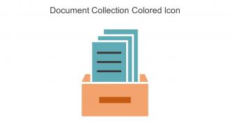 Document Collection Colored Icon In Powerpoint Pptx Png And Editable Eps Format