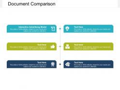 Document comparison ppt powerpoint presentation pictures icon cpb