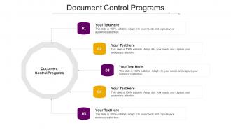 Document Control Programs Ppt Powerpoint Presentation File Outline Cpb