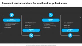 Document Control Solutions For Small And Large Businesses