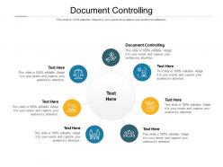 Document controlling ppt powerpoint presentation outline shapes cpb