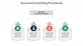 Document controlling procedures ppt powerpoint presentation portfolio rules cpb