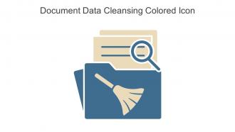 Document Data Cleansing Colored Icon In Powerpoint Pptx Png And Editable Eps Format