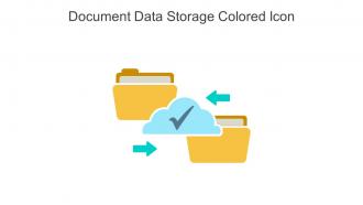 Document Data Storage Colored Icon In Powerpoint Pptx Png And Editable Eps Format