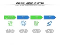 Document digitization services ppt powerpoint presentation ideas images cpb