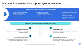 Document Driven Decision Decision Support System For Driving Organizational Excellence AI SS