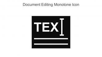 Document Editing Monotone Icon In Powerpoint Pptx Png And Editable Eps Format