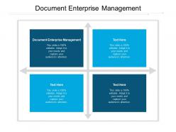 Document enterprise management ppt powerpoint presentation gallery rules cpb
