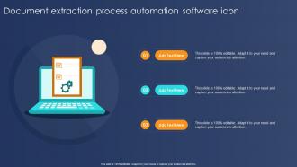 Document Extraction Process Automation Software Icon