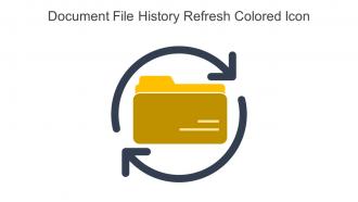 Document File History Refresh Colored Icon In Powerpoint Pptx Png And Editable Eps Format