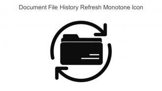 Document File History Refresh Monotone Icon In Powerpoint Pptx Png And Editable Eps Format