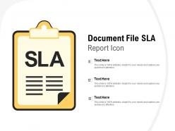 Document file sla report icon