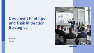 Document Findings And Risk Mitigation Strategies PPT PowerPoint AT