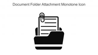 Document Folder Attachment Monotone Icon In Powerpoint Pptx Png And Editable Eps Format