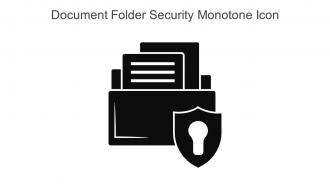 Document Folder Security Monotone Icon In Powerpoint Pptx Png And Editable Eps Format