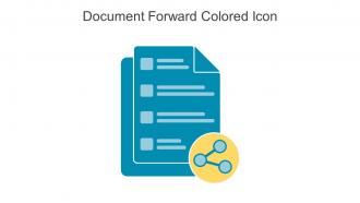 Document Forward Colored Icon In Powerpoint Pptx Png And Editable Eps Format