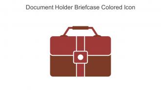 Document Holder Briefcase Colored Icon In Powerpoint Pptx Png And Editable Eps Format