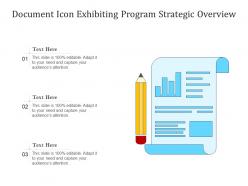 Document Icon Exhibiting Program Strategic Overview