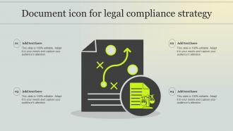 Document Icon For Legal Compliance Strategy