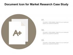 Document icon for market research case study