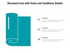 Document icon with terms and conditions details